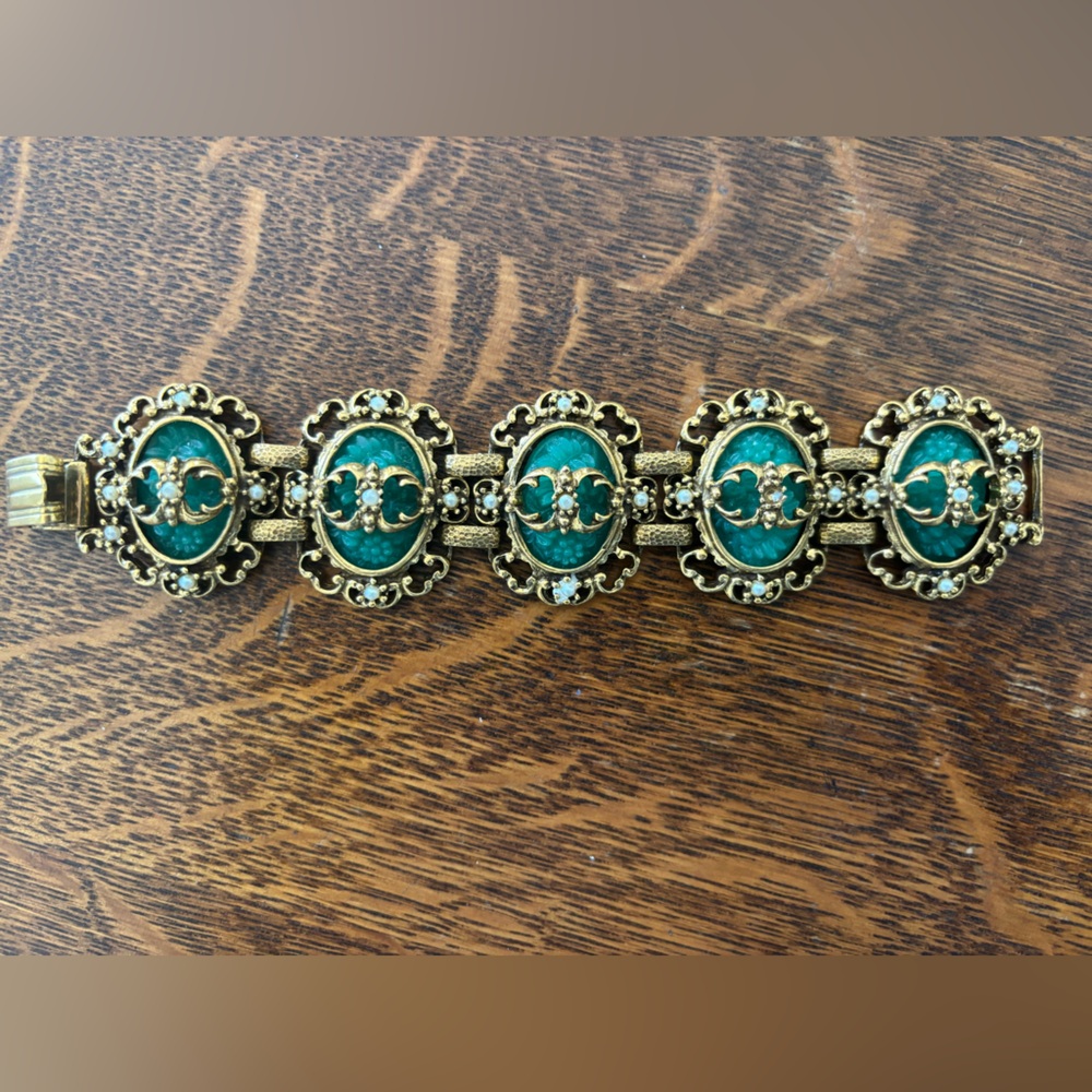 Vintage Judy Lee Victorian Revival Style Bracelet